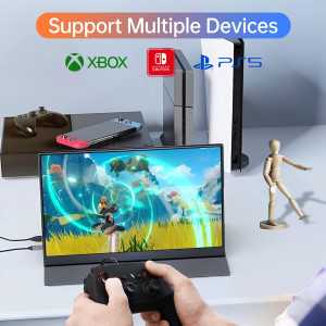 Écran Portable 15,6 Full HD USB-C HDMI pour Jeu & Travail