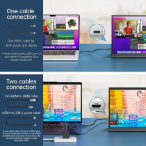 Écran Portable 15,6 Full HD USB-C HDMI pour Jeu & Travail