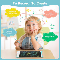 Tablette d'Écriture TECJOE 8.5 Colorée pour Enfants