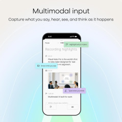 Plaud NotePin AI Voice Recorder – 64GB, 112 Languages, App Control