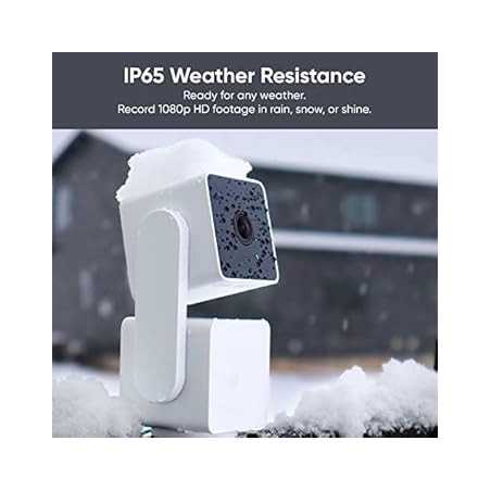 WYZE Cam Pan v3 2-Pack - 1080p Indoor/Outdoor IP65 Smart Security Camera with Color Night Vision & 2-Way Audio