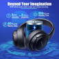 BERIBES Bluetooth Over-Ear Headphones, 65H Playtime, 6 EQ Modes, Foldable, HiFi Stereo, Mic, Deep Bass