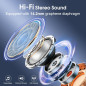 Wireless Bluetooth 5.4 Earbuds - 75H Playtime, ENC Noise Cancelling, IPX7 Waterproof, Sport Earhooks, Deep Bass