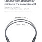 SHOKZ OpenRun Pro 2 Bone Conduction Sport Headphones - Wireless, Sweat Resistant, Reflective Strip, Deep Bass