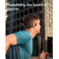 SHOKZ OpenRun Pro 2 Bone Conduction Sport Headphones - Wireless, Sweat Resistant, Reflective Strip, Deep Bass