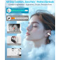 Ultra Open Ear Clip-On Bone Conduction Headphones – Waterproof White Sports Earbuds for Running & Fitness Ultra Open Ear Clip-On Bone Conduction Headphones – Waterproof White Sports Earbuds for Running & Fitness