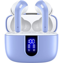 TAGRY Écouteurs Bluetooth Sans Fil 60H IPX5 avec Charge Sans Fil