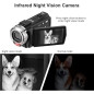 ORDRO HDV-V12 HD 1080P Camcorder with Infrared Night Vision, 16GB Memory Card & 2 Batteries ORDRO HDV-V12 HD 1080P Camcorder with Infrared Night Vision, 16GB Memory Card & 2 Batteries