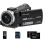 Caméra Caméscope ORDRO HDV-V12 1080P Vision Nocturne HD avec Carte 16Go et 2 Batteries Caméra Caméscope ORDRO HDV-V12 1080P Vision Nocturne HD avec Carte 16Go et 2 Batteries