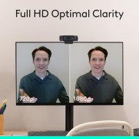 Logitech C920x HD Pro Webcam - Full HD 1080p, Clear Audio & Light Correction