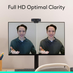Logitech C920x HD Pro Webcam - Full HD 1080p, Clear Audio & Light Correction