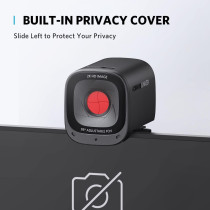 Anker PowerConf C200 2K Webcam with AI Noise Cancel, Privacy Cover