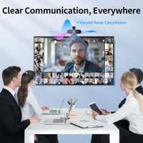 Webcam EMEET NOVA 4K HD, Autofocus, Micro Dual, USB-A