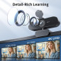 EMEET NOVA Webcam 4K UHD, Autofocus PDAF, Micro à Double Réduction de Bruit, 73° FOV, USB-A, Cache Camera EMEET NOVA Webcam 4K UHD, Autofocus PDAF, Micro à Double Réduction de Bruit, 73° FOV, USB-A, Cache Camera