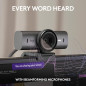Logitech MX Brio Ultra HD 4K Webcam, 1080p 60 FPS, Collaboration, Streaming, GameChat - Graphite Logitech MX Brio Ultra HD 4K Webcam, 1080p 60 FPS, Collaboration, Streaming, GameChat - Graphite