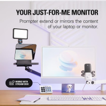 Elgato Prompter : Téléprompteur Intégré pour Stream & Vidéo