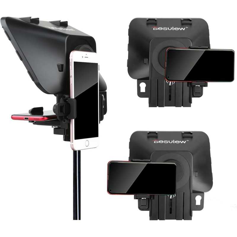 Desview T3 Teleprompter 8 avec Télécommande pour iPad/Smartphone