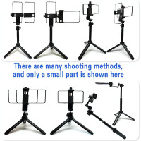 Neewer 20 Desk Teleprompter Kit for iPhone & Android with Double Phone Holder, Collapsible & Portable Design