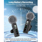 Wireless USB-C Lavalier Microphone for Android/PC – Mini Clip-On Mic with Rotatable Clip & Denoise Recording Wireless USB-C Lavalier Microphone for Android/PC – Mini Clip-On Mic with Rotatable Clip & Denoise Recording