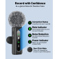 Microphone Lavalier USB-C Sans Fil Rotatif avec Réduction de Bruit pour Android, PC, Vlog, Podcast Microphone Lavalier USB-C Sans Fil Rotatif avec Réduction de Bruit pour Android, PC, Vlog, Podcast