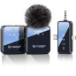 PQRQP 3-in-1 Wireless Microphone for iPhone/Android/Camera, 328ft Range, 18H Battery, Mini Mic for Vlogs & Interviews PQRQP 3-in-1 Wireless Microphone for iPhone/Android/Camera, 328ft Range, 18H Battery, Mini Mic for Vlogs & Interviews