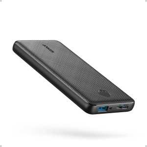 Anker Power Bank 10,000mAh Compact avec PowerIQ, Charge Rapide 5V/3A, USB-C Noir - 1 Pack