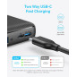 Anker PowerCore 10K 10,000mAh Compact Power Bank with PowerIQ, USB-C Input/Output, High-Speed 5V/3A Charging - Black Anker PowerCore 10K 10,000mAh Compact Power Bank with PowerIQ, USB-C Input/Output, High-Speed 5V/3A Charging - Black