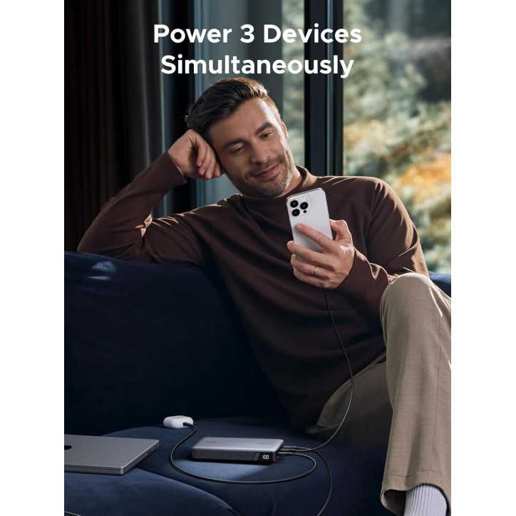 UGREEN Power Bank 25,000mAh 145W Chargeur Portable Laptop Nexode 3 Ports USB-C PD pour MacBook, iPhone, Galaxy