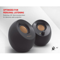 Creative Pebble 2.0 USB Desktop Speakers with Far-Field Drivers - Black
