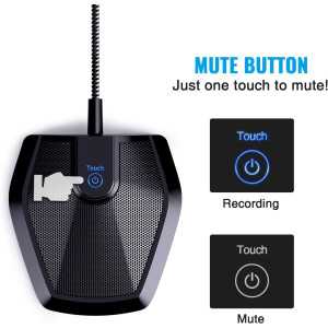Microphone USB TONOR Omnidirectionnel pour Conférence & PC