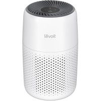 LEVOIT Purificateur d'Air 3-en-1 pour Chambre, Filtre Allergènes, Fumée, Odeurs, avec Éponge Parfumée, Blanc