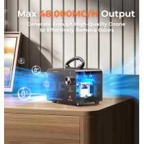 Générateur Ozone 48,000mg Purificateur Air Puissant 4000ft²