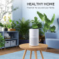FULMINARE H13 True HEPA Air Purifier for Bedroom - Quiet, Portable with Night Light for Home & Office