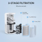 FULMINARE H13 True HEPA Air Purifier for Bedroom - Quiet, Portable with Night Light for Home & Office