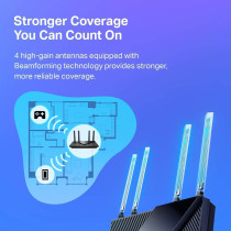 TP-Link AX1800 WiFi 6 Router V4 (Archer AX21) – Dual Band, Alexa-Ready