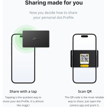 Dot. Card - Carte de Visite Digitale Compatible iPhone & Android
