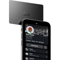 dot. Card - Tap Digital Business Card for iPhone & Android (Black)