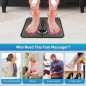 Phixnozar TENS & PMS Electronic Nerve Stimulator EMS Foot Massager with LCD Screen for Muscle Relaxation