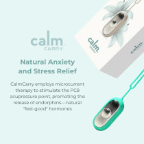 Glowco CalmCarry Sleep Aid – Portable USB Microcurrent Relaxation Tool