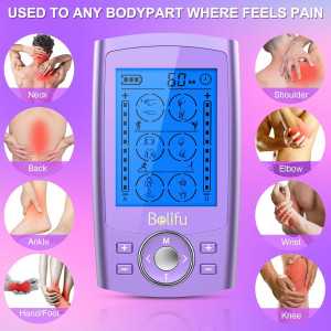 Belfiu TENS & PMS Muscle Stimulator – 24 Modes Pain Relief Massager Kit
