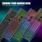 RedThunder K10 Combo Clavier Souris Sans Fil Gaming LED Rechargeable 3800mAh Anti-Ghost Noir RedThunder K10 Combo Clavier Souris Sans Fil Gaming LED Rechargeable 3800mAh Anti-Ghost Noir