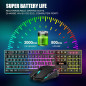 RedThunder K10 Combo Clavier Souris Sans Fil Gaming LED Rechargeable 3800mAh Anti-Ghost Noir RedThunder K10 Combo Clavier Souris Sans Fil Gaming LED Rechargeable 3800mAh Anti-Ghost Noir