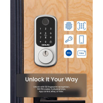 DESLOC B200 Smart Door Lock – Keyless, Fingerprint & App Control