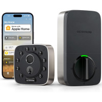 ULTRALOQ Bolt WiFi Smart Lock – 8-in-1 Keyless Entry, Fingerprint, App, Siri, Alexa, BHMA Certified, Easy Install