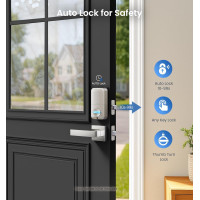 Veise Fingerprint Door Lock – Keyless, Auto Lock, Biometric Deadbolt