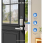 Veise Fingerprint Door Lock, Keyless Entry, Auto Lock, Biometric Keypad Deadbolt, Satin Nickel Veise Fingerprint Door Lock, Keyless Entry, Auto Lock, Biometric Keypad Deadbolt, Satin Nickel