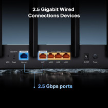 TP-Link Archer BE6500 Wi-Fi 7 Router | Dual 2.5Gbps, USB 3.0, 2400 Sq Ft Coverage