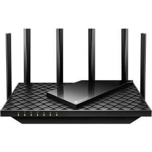 TP-Link Archer AXE75 AXE5400 Tri-Band WiFi 6E Router – Gigabit, 6GHz Band, OneMesh, VPN, WPA3 Security