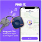 Tile by Life360 Mate Bluetooth Tracker & Item Locator for Keys, Bags, Phone Finder - Black, 1-Pack