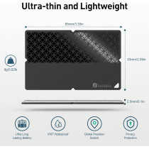Tracker Bluetooth Apple MFi 2025 – Localisateur GPS iOS, 10 ans batterie